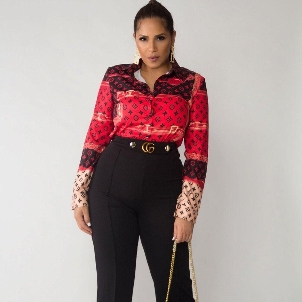 LIDIA BUTTON DOWN SHIRT